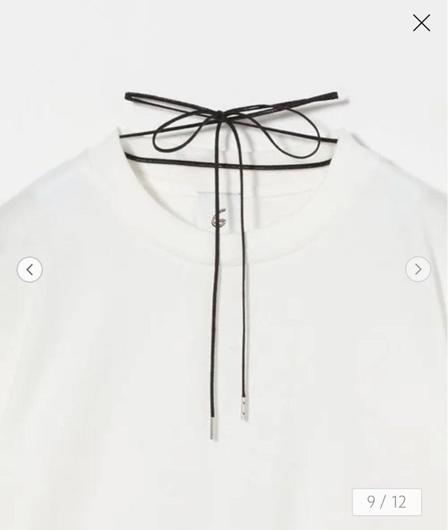 6 ROKU ロク ネック コード Tシャツ