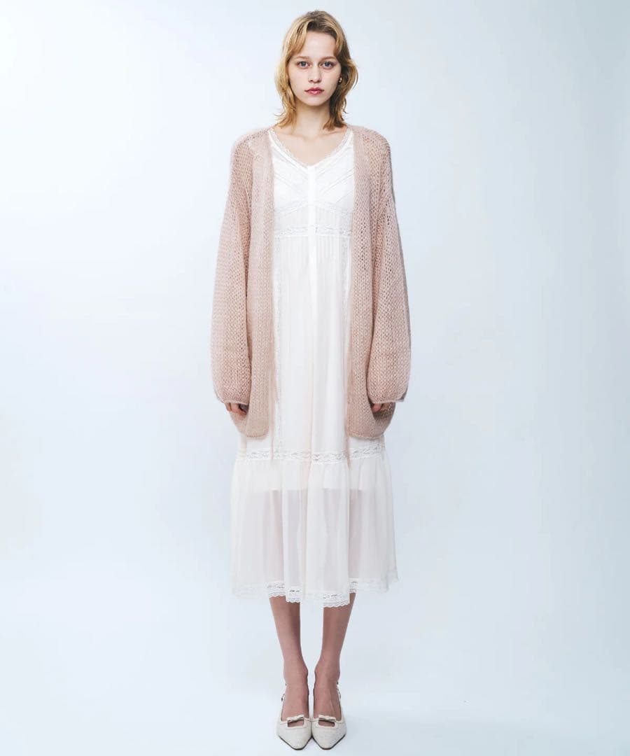 新品deicyME COUTURE2WAYキッドモヘヤシアーニット
