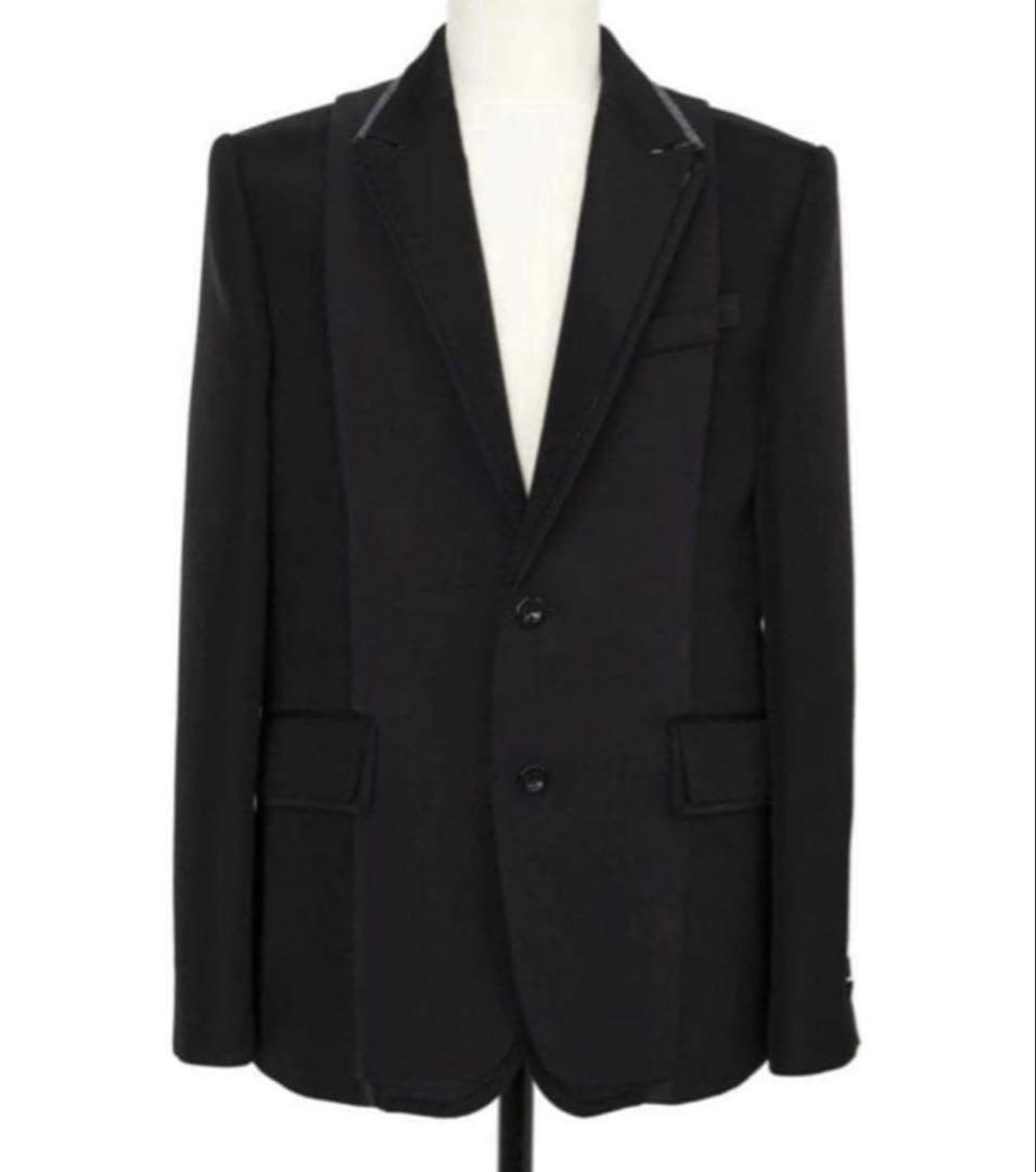 か*の様 sacai 25aw テーラードジャケット 黒 ランウェイ着用