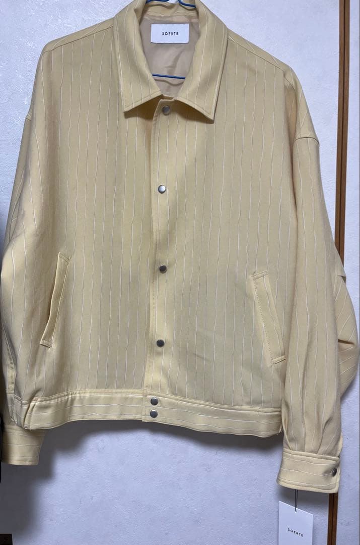 Loose Nuance Stripe Shirt Blouson Sサイズ