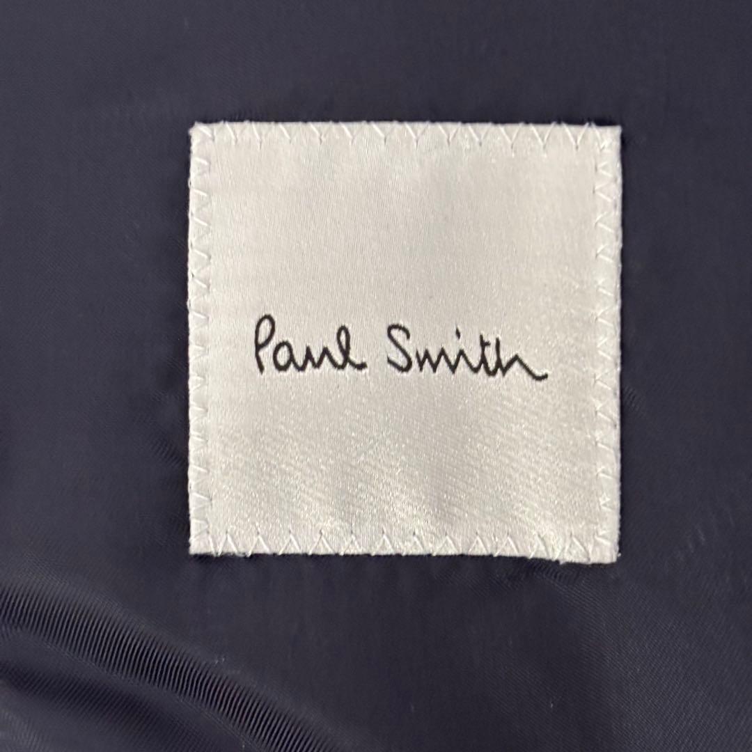 【K】Paul Smith テーラードジャケット　ネイビー　総柄　チェック