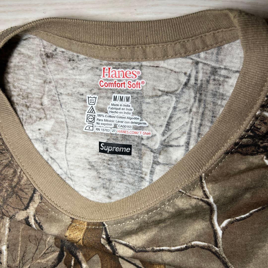 Supreme, Hanes, Realtree（リアルツリー）迷彩, カモフラ