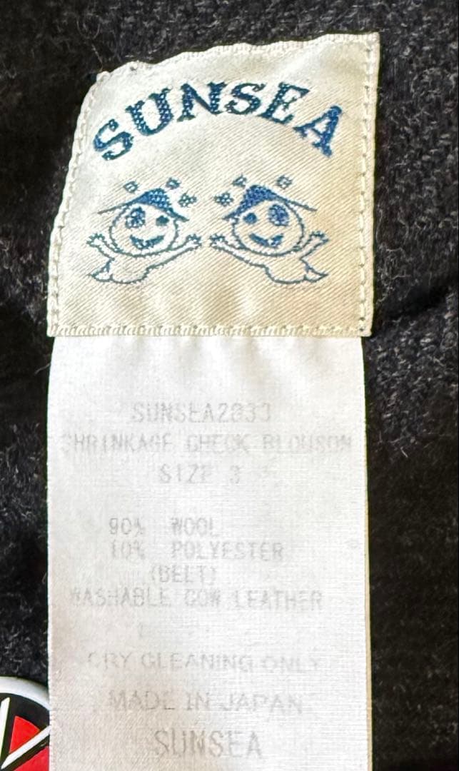 ジャケット・アウター sunsea shrinkage blouson 3