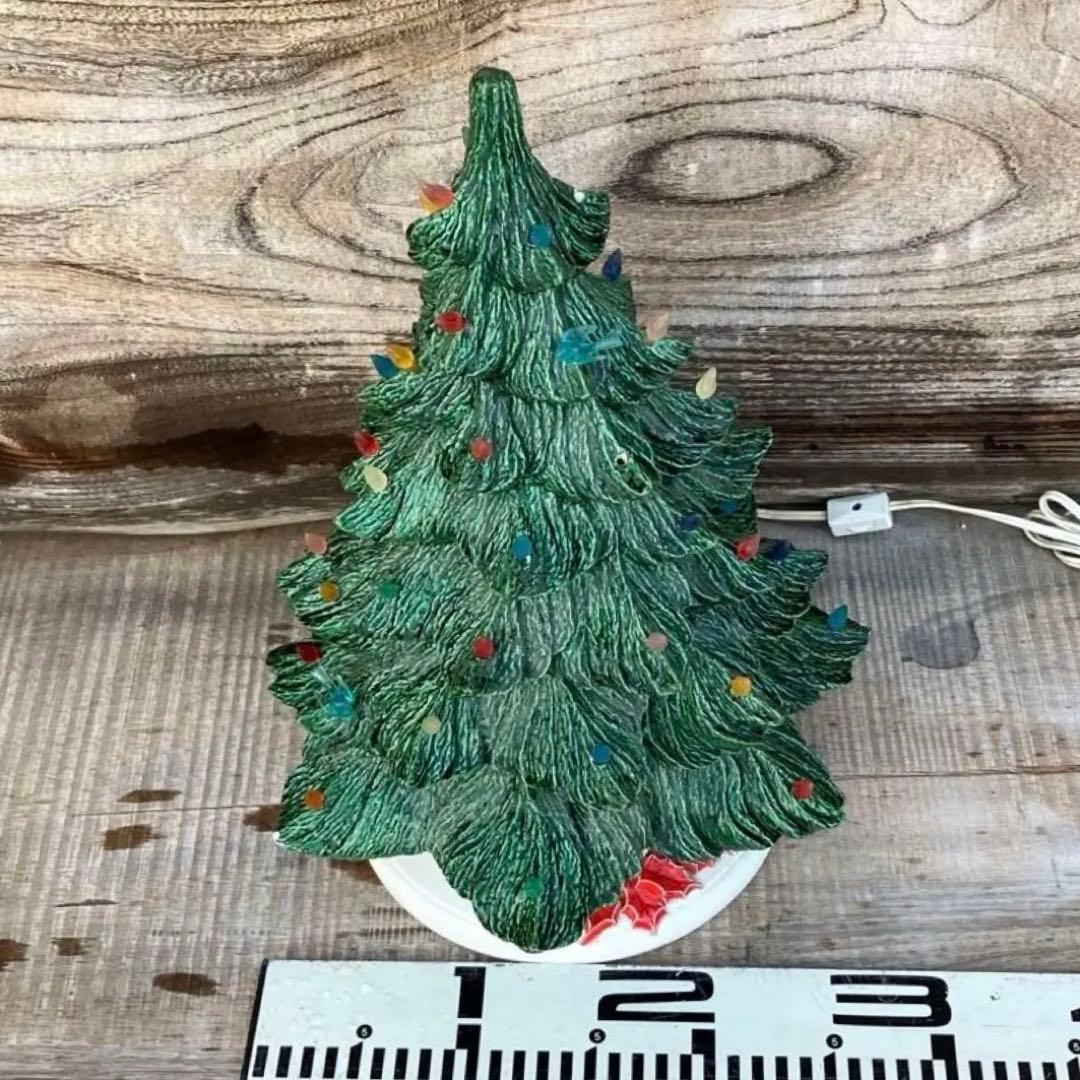 クリスマスツリー電飾かざりは点灯しますが点滅はしませんオルゴールは動きません