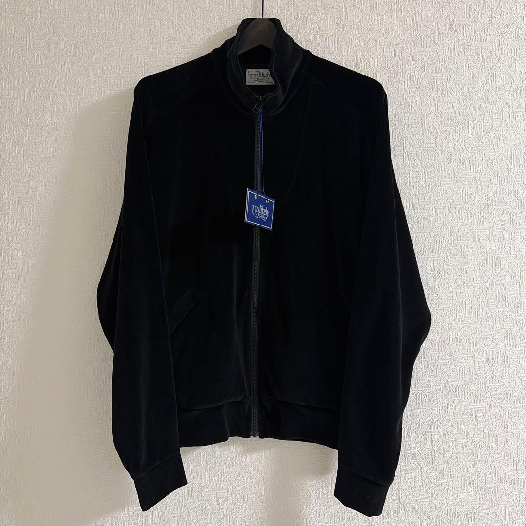 【新品未使用】Unlikely Velour Track Jacket M 黒