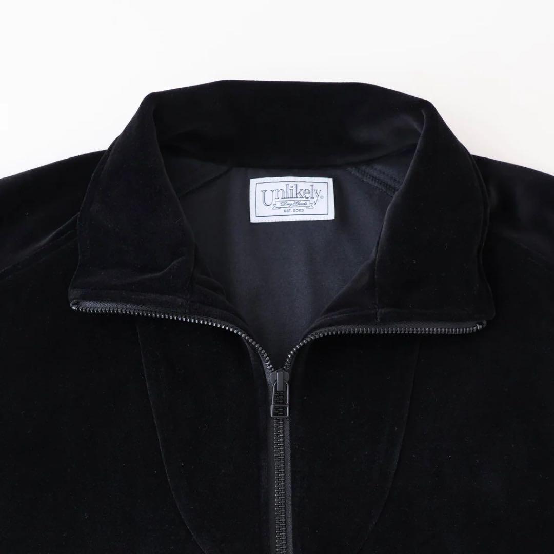 【新品未使用】Unlikely Velour Track Jacket M 黒