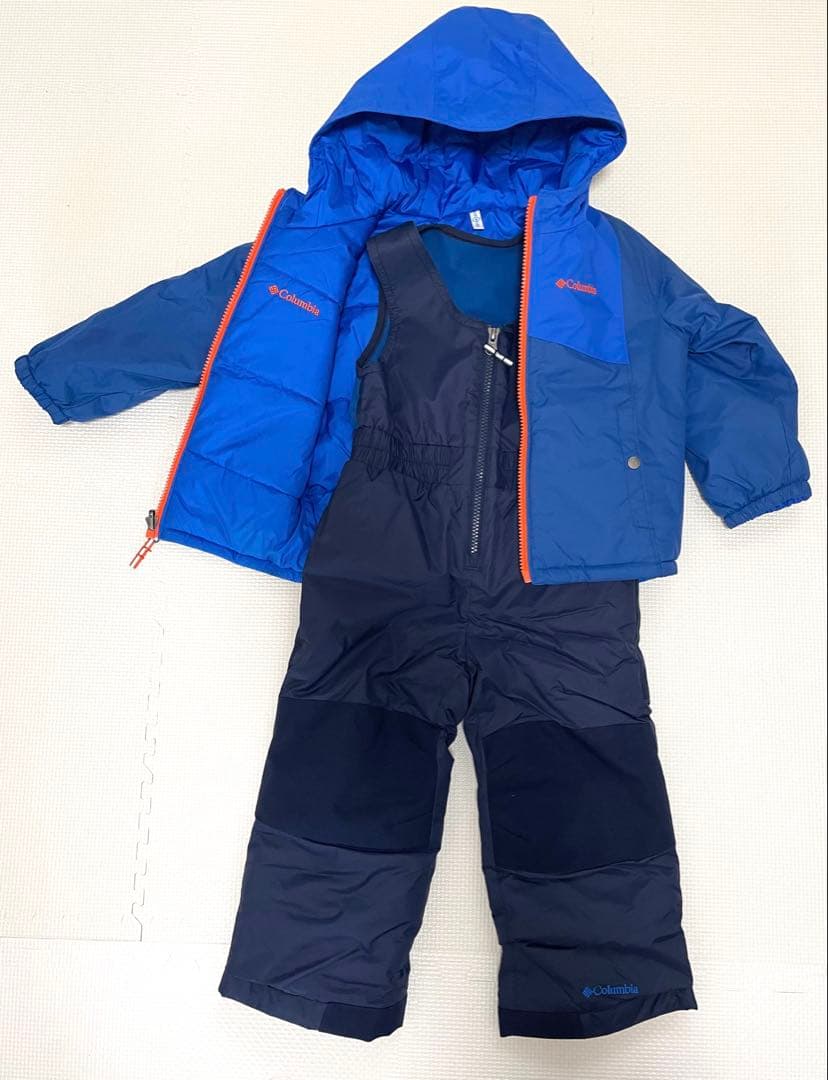 【おまけ付き】Columbia 子供用　スキーウェアセット　リバーシブル