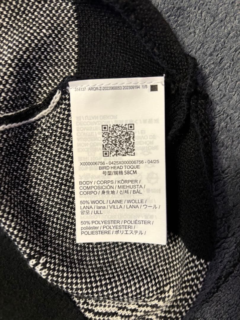 Arc’teryx バードヘッドトーク ブラック ビーニー 正規品 ほぼ未使用