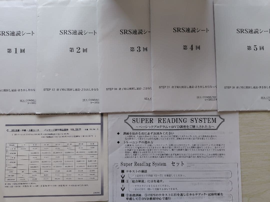 SRS速読法 DVDセット