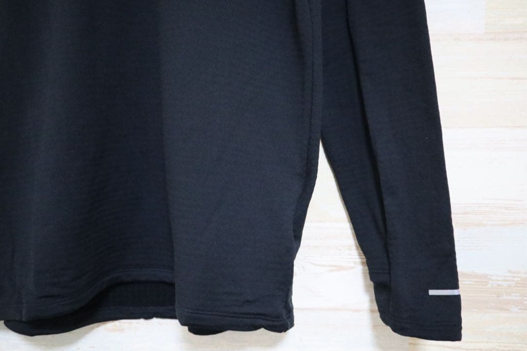新品 ナイキ NIKE エレメント ランニング ハーフジップ 長袖シャツ　黒