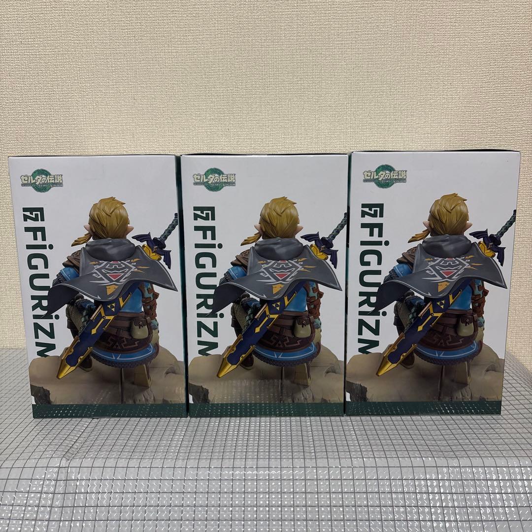 ゼルダの伝説　ティアキン　リンク　フィギュア　3個セット