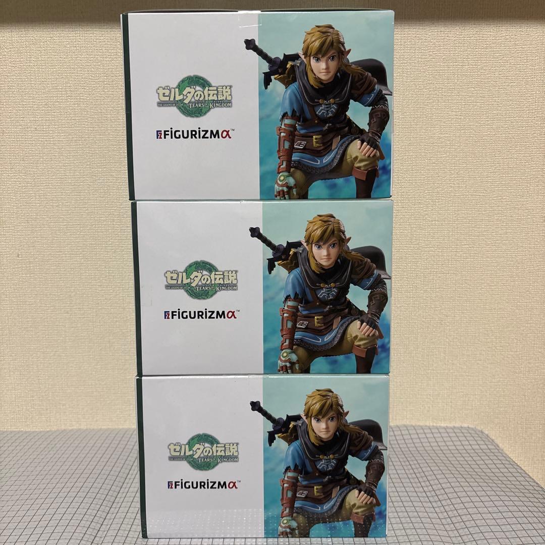 ゼルダの伝説　ティアキン　リンク　フィギュア　3個セット