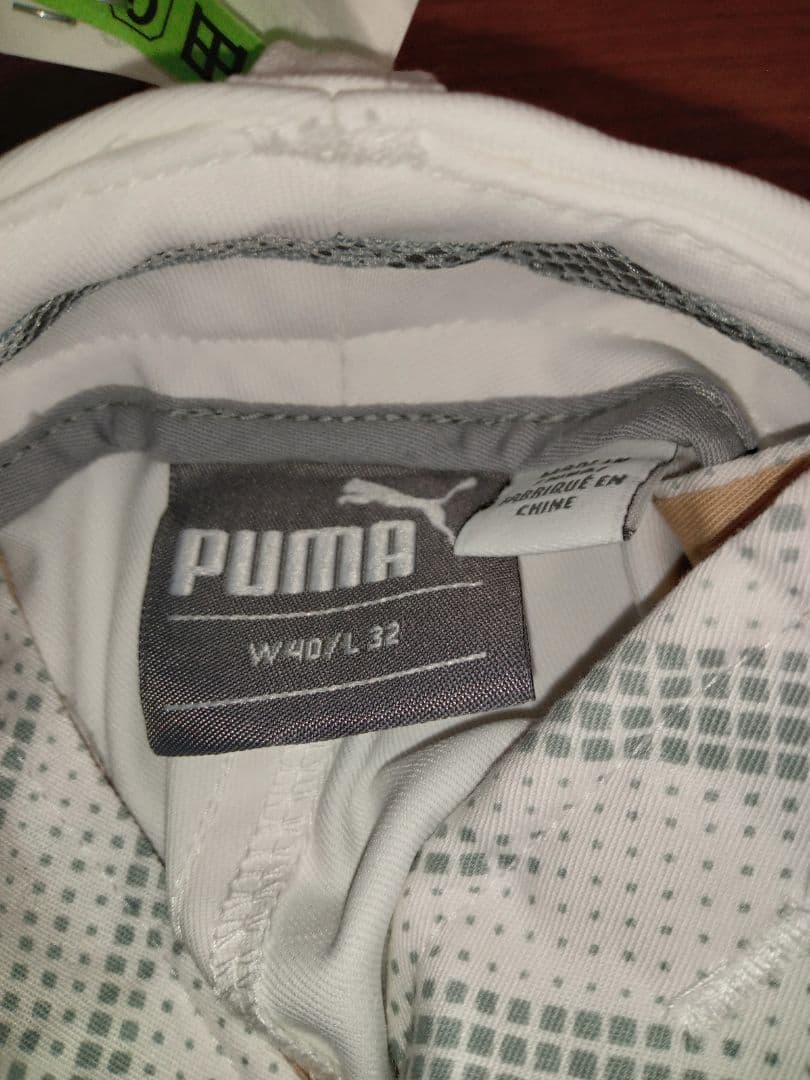Puma Cobra ダブルネーム　ゴルフパンツ W40/L32 ホワイト