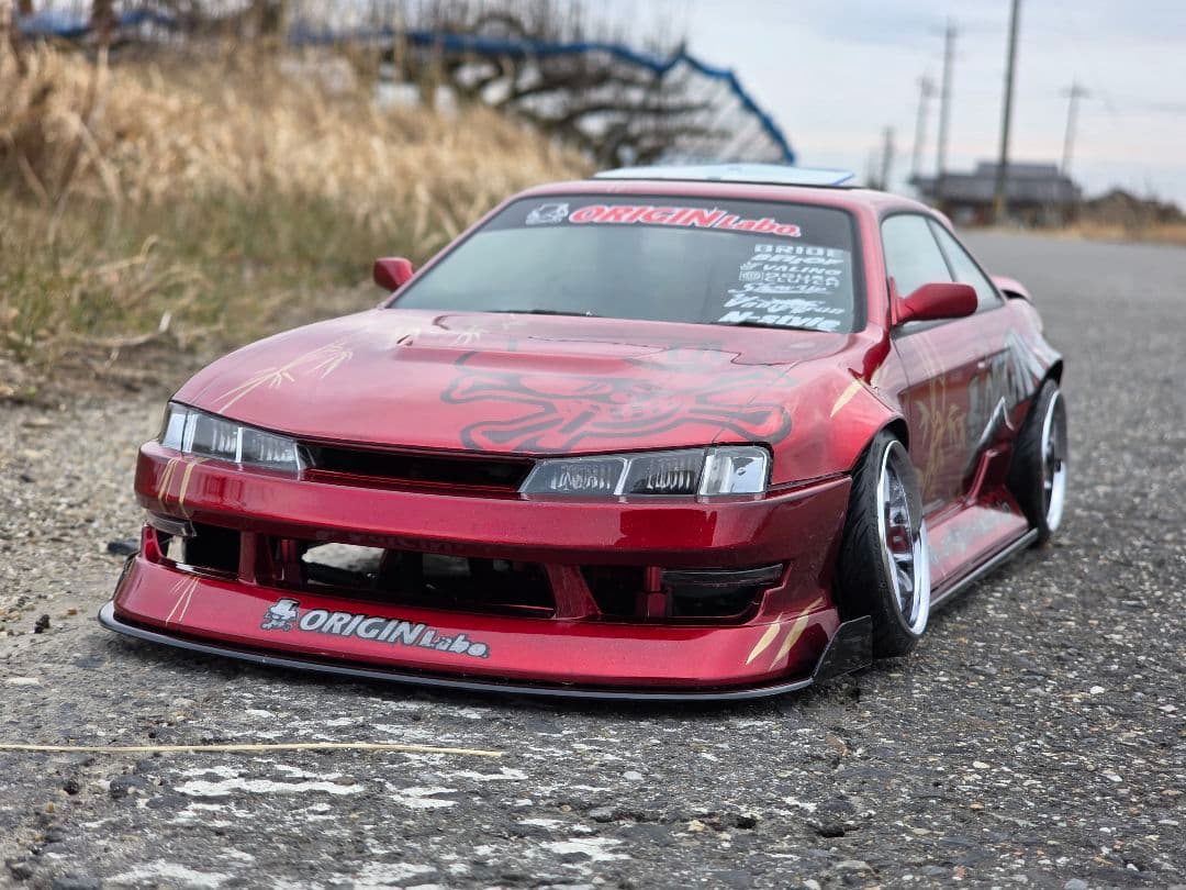 ツ*吉様 アディクション　オリジン S14 シルビア　ラジコンホディ