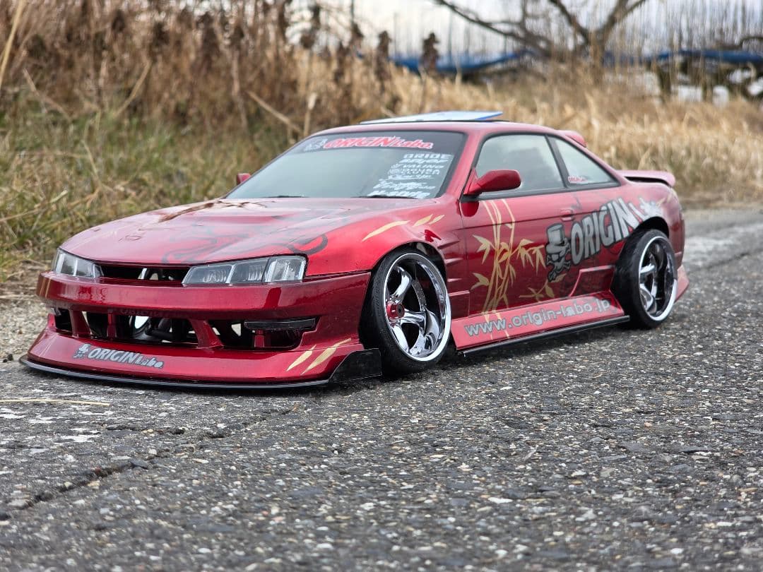 ツ*吉様 アディクション　オリジン S14 シルビア　ラジコンホディ