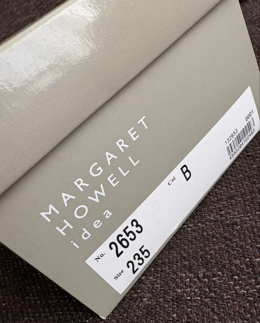 【未使用】MARGARET HOWELL idea レインシューズ 23.5cm