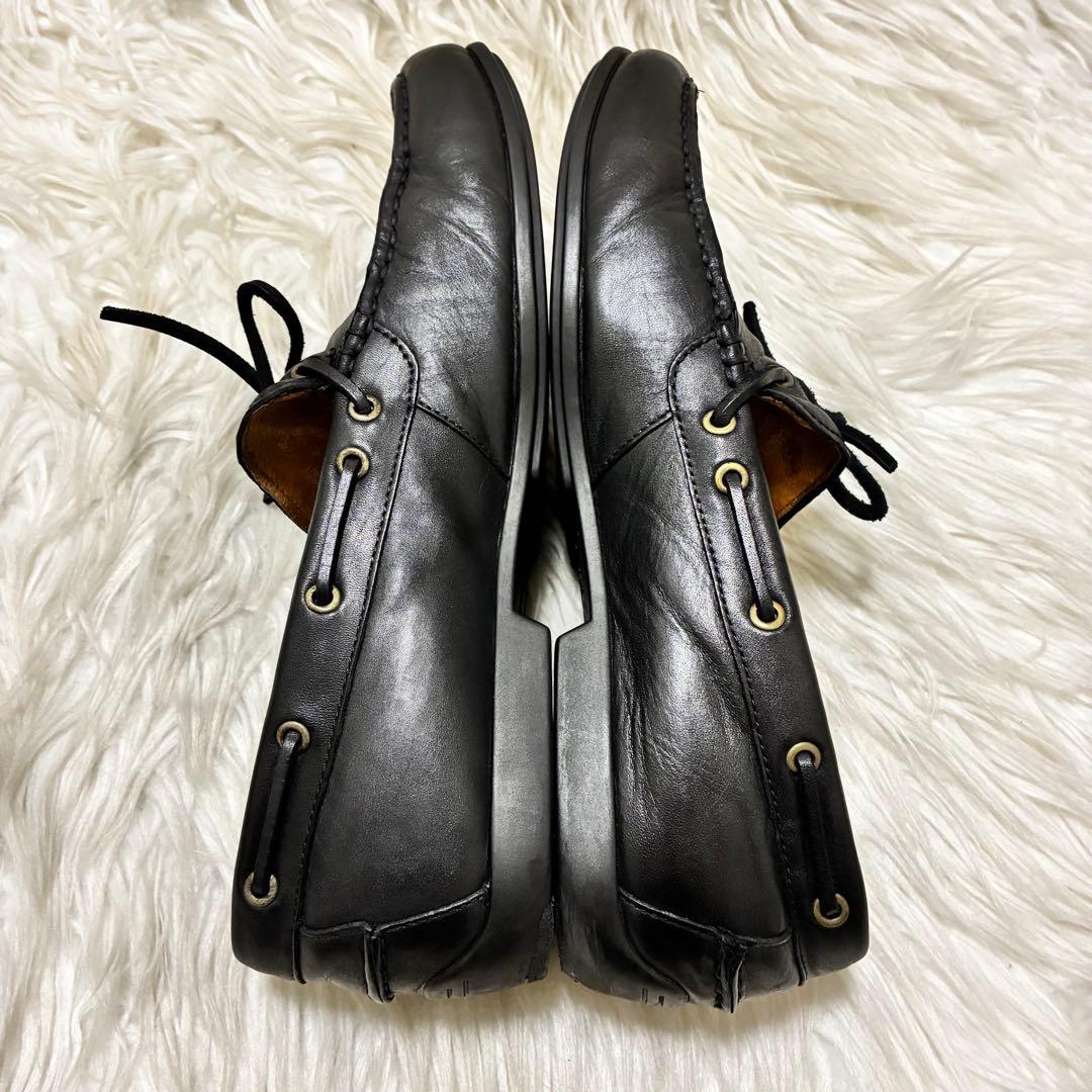 POLO ポロラルフローレン　デッキシューズ　モカシン　黒　27cm 靴