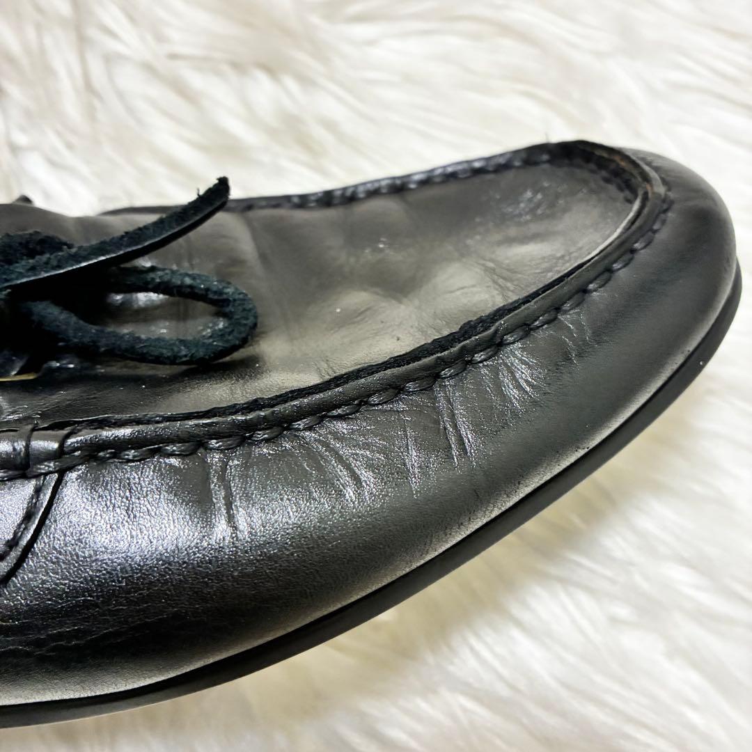 POLO ポロラルフローレン　デッキシューズ　モカシン　黒　27cm 靴