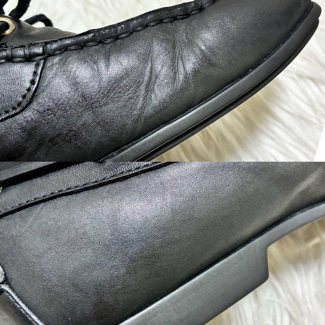POLO ポロラルフローレン　デッキシューズ　モカシン　黒　27cm 靴