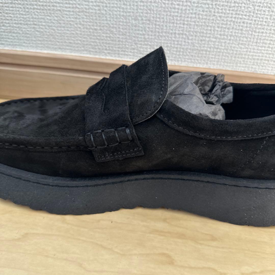 【新品未使用】CLARKS® × ZARA レザーローファー ブラック 42