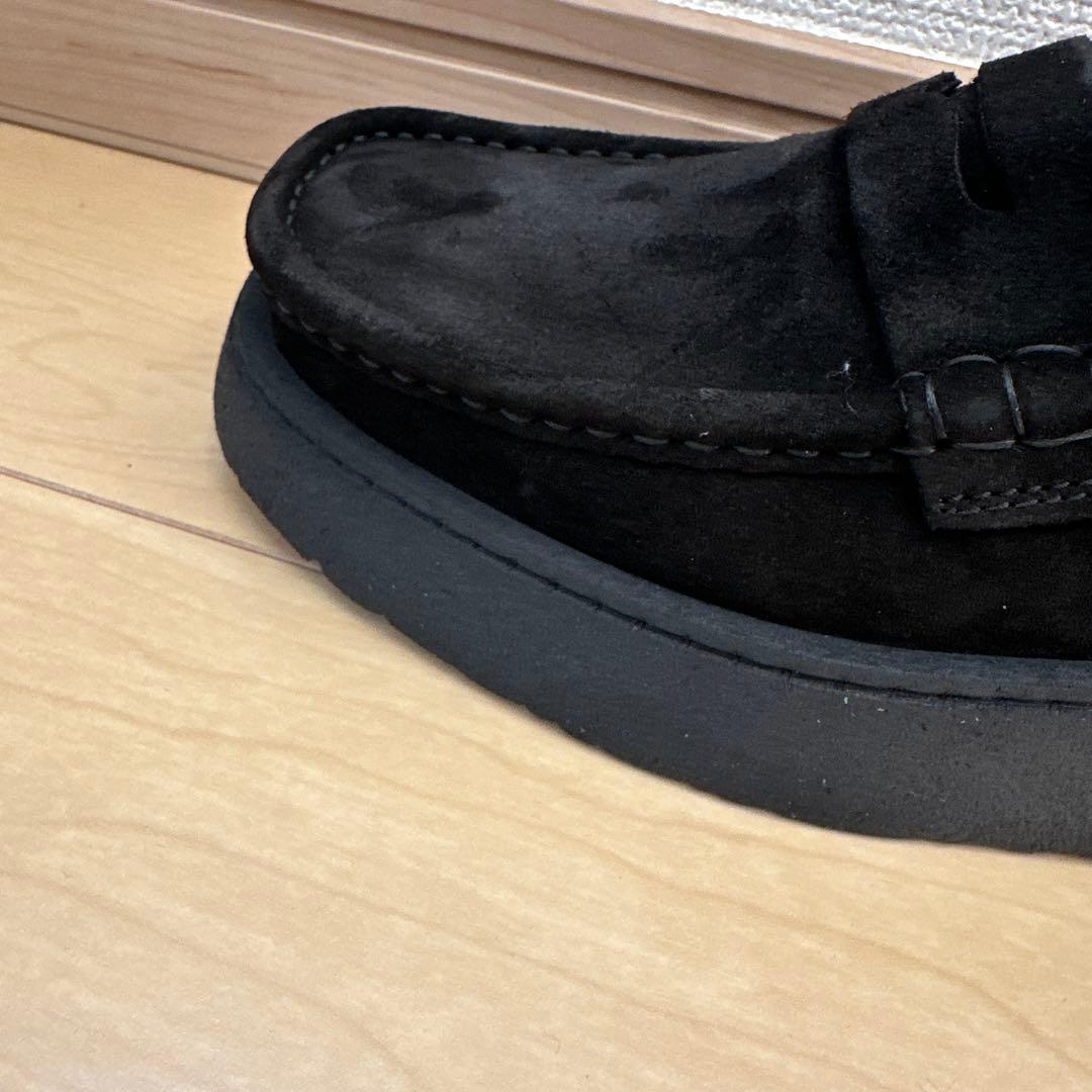 【新品未使用】CLARKS® × ZARA レザーローファー ブラック 42