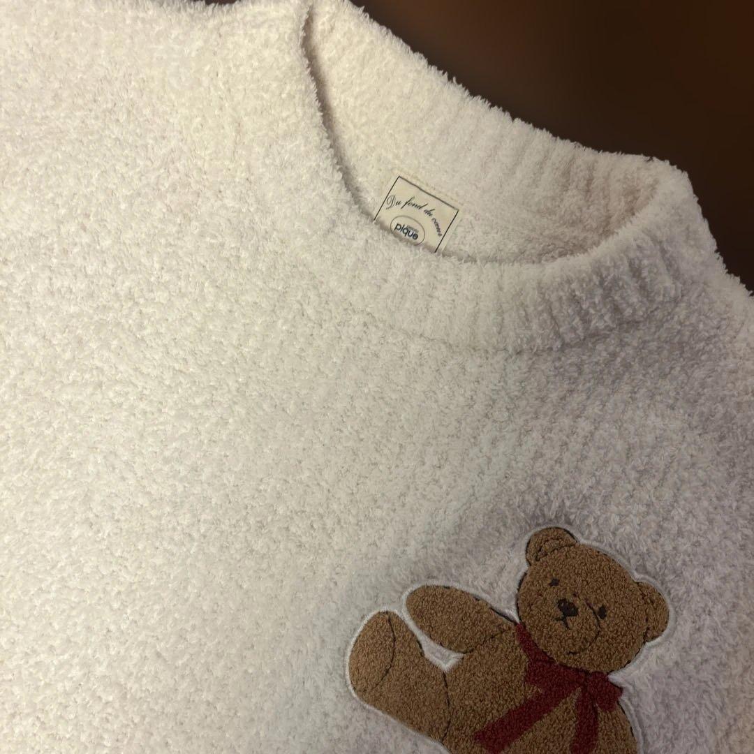 ジェラートピケ　ベビモコベアさがらプルオーバー＆パンツ　セット