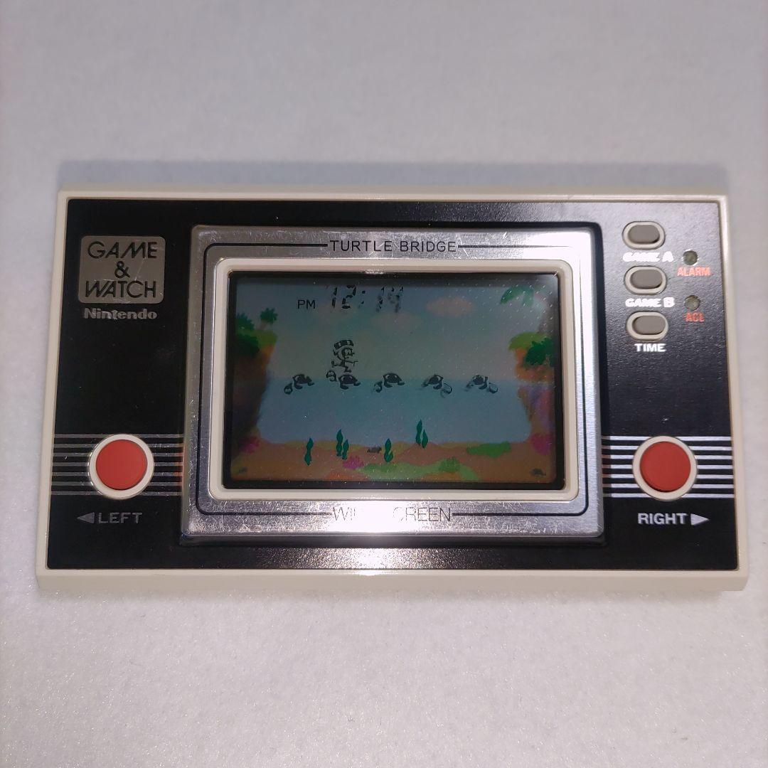 ゲーム＆ウォッチ ワイドスクリーン　タートルブリッジ