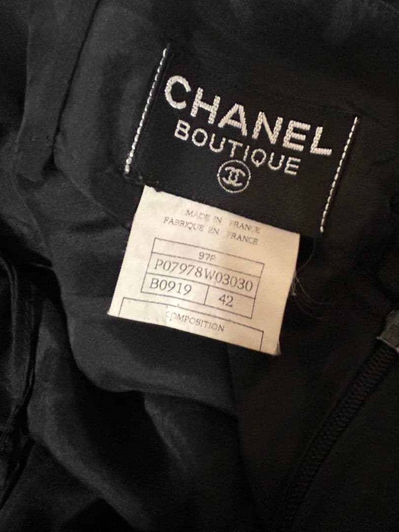 ななこ CHANEL ビンテージ ロゴ キャミワンピース