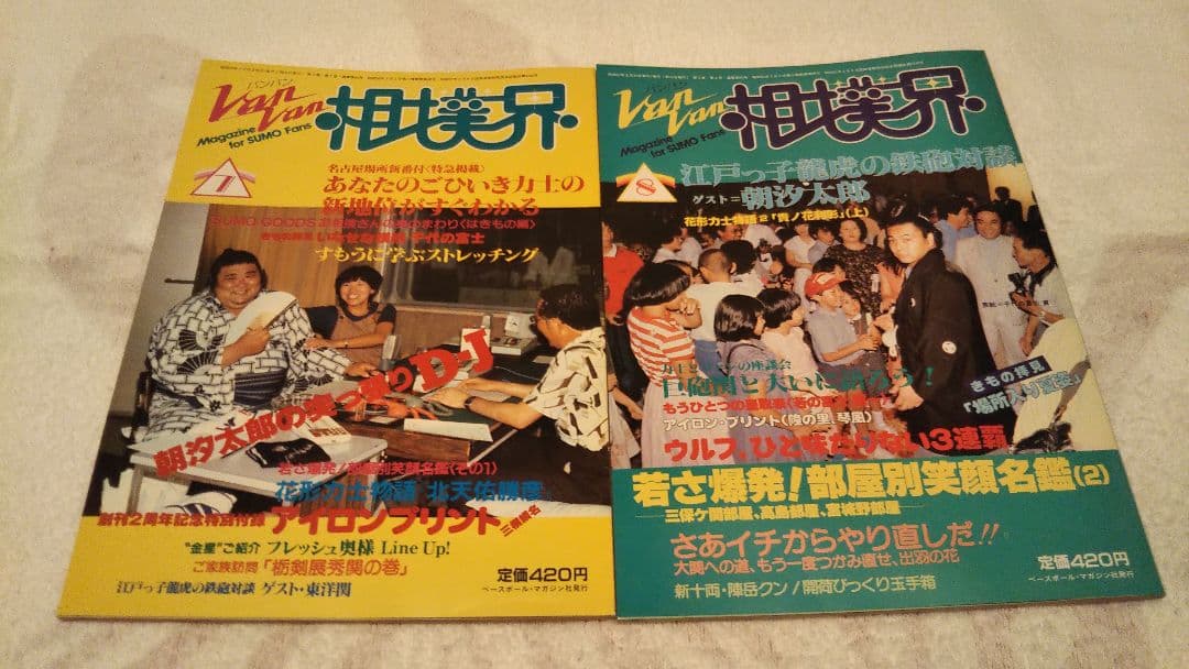 VANVAN相撲界 27冊セット まとめ売り 美品 希少 大相撲 昭和
