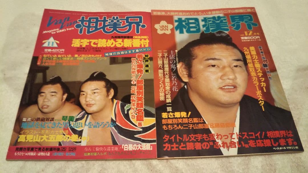 VANVAN相撲界 27冊セット まとめ売り 美品 希少 大相撲 昭和