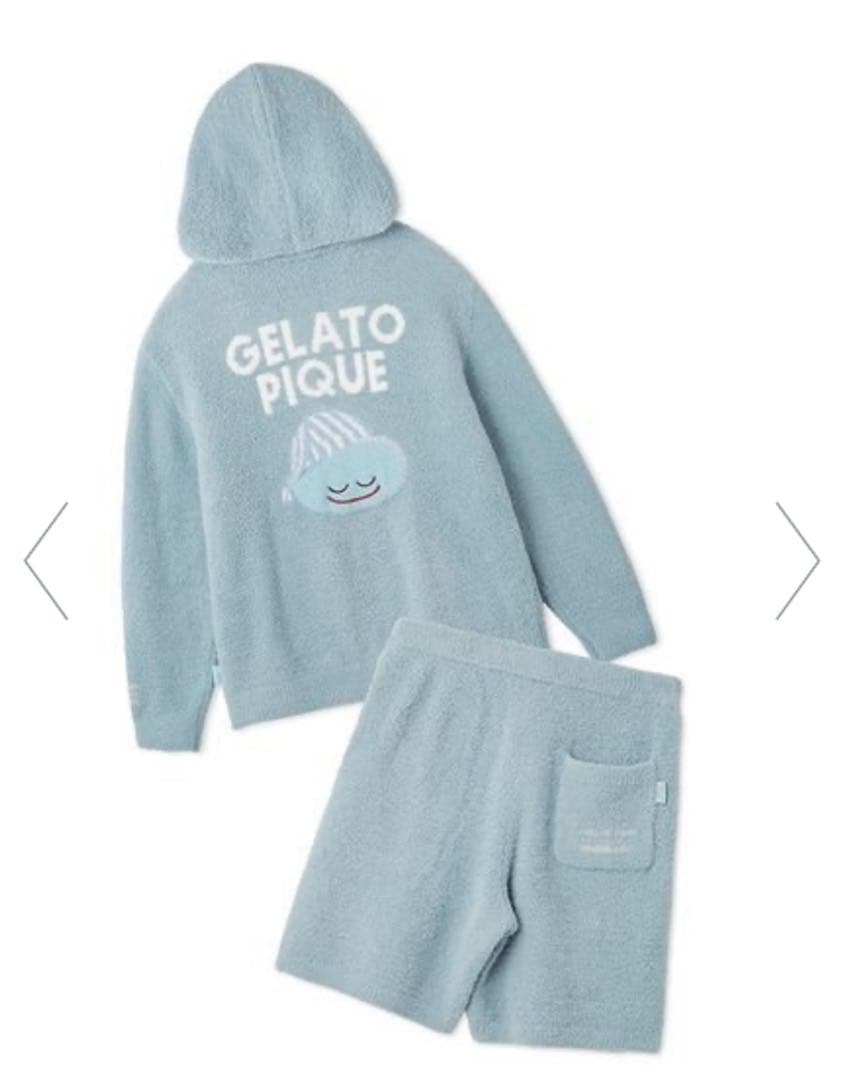 gelato pique ドラクエ スライム パーカ＆ハーフパンツセットM～L