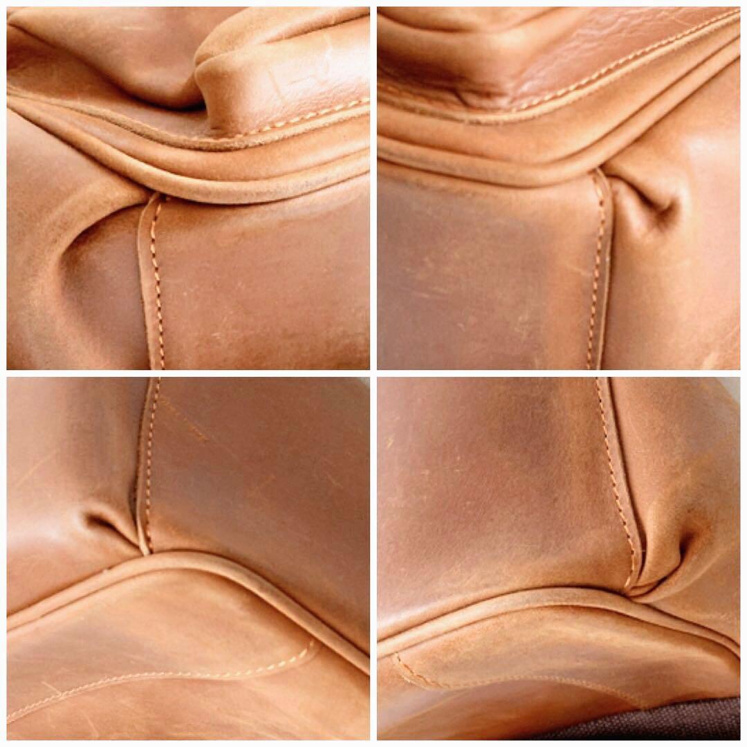 【USED】 本革 3Way ショルダーハンドバッグ レザー 茶