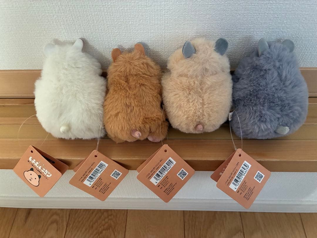 はむにぎり ハムスター ぬいぐるみ　4体セット