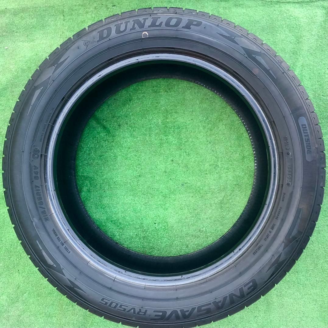 215/55 R17 DUNLOP ENASAVE RV505 ラジアルタイヤ