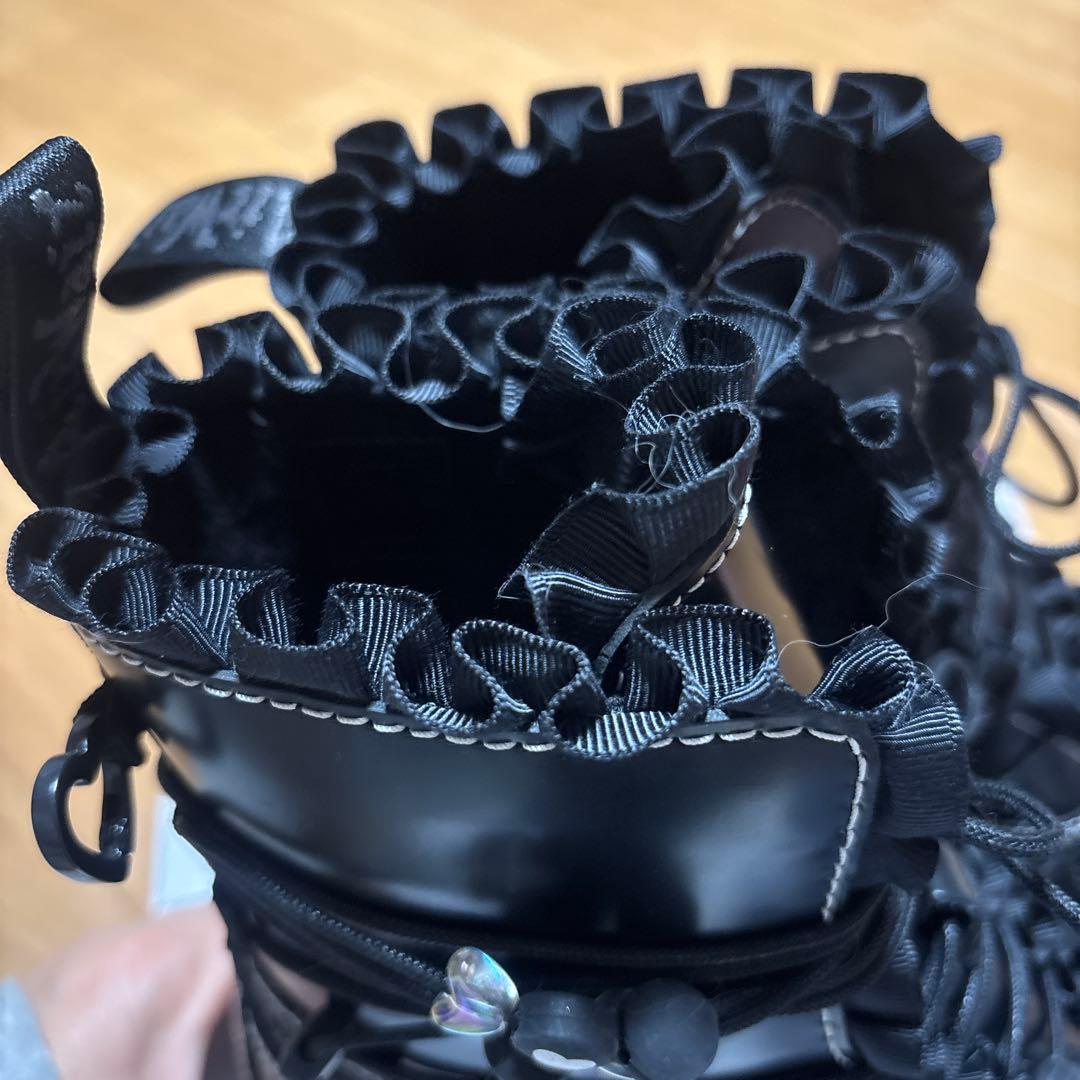Dr.Martens/JADONFRRILL8ホールブーツフリル付き厚底未使用品
