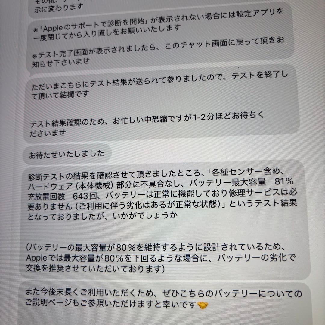 iPad Pro 第3世代 64GB SIMフリー バッテリー最大量81%