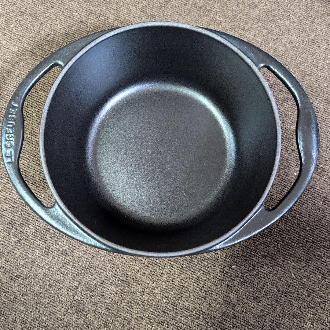 LE CREUSET センセーション20センチ鍋 人気カラーブラック