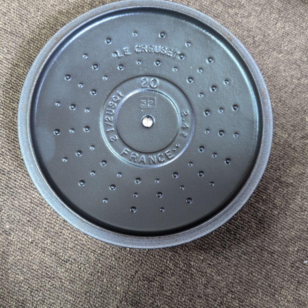 LE CREUSET センセーション20センチ鍋 人気カラーブラック