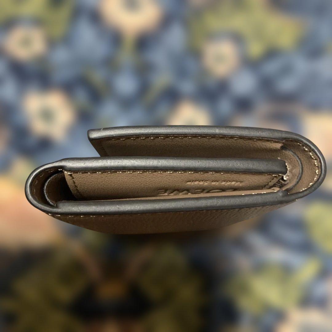【美品】ロエベアナグラムバーティカルウォレット