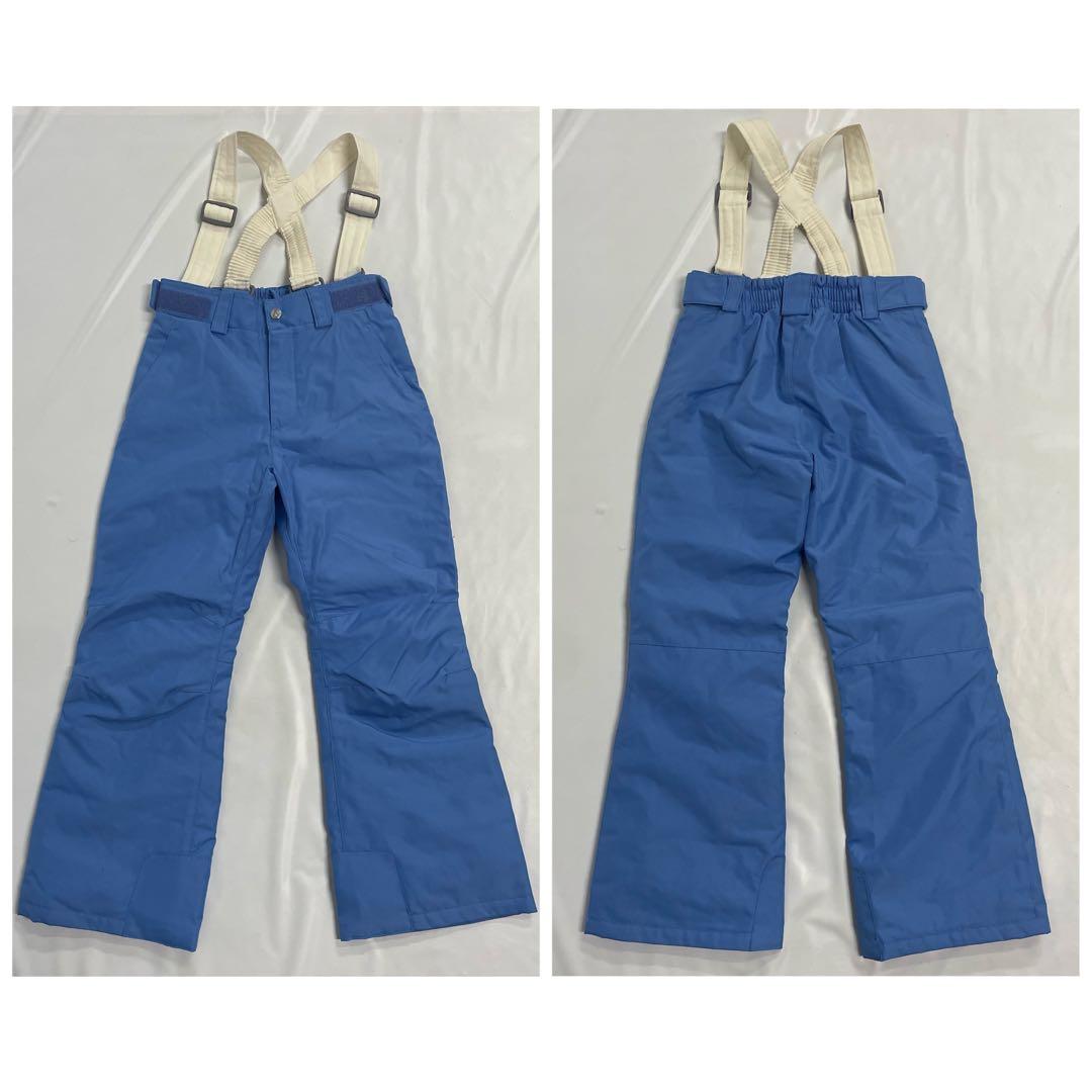 ARBN 白×青 スキーウェア 上下セット 130cm AB33WW1406J