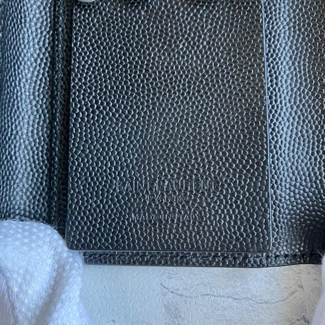 SAINT LAURENT サンローラン キーケース レザー ブラック YSL