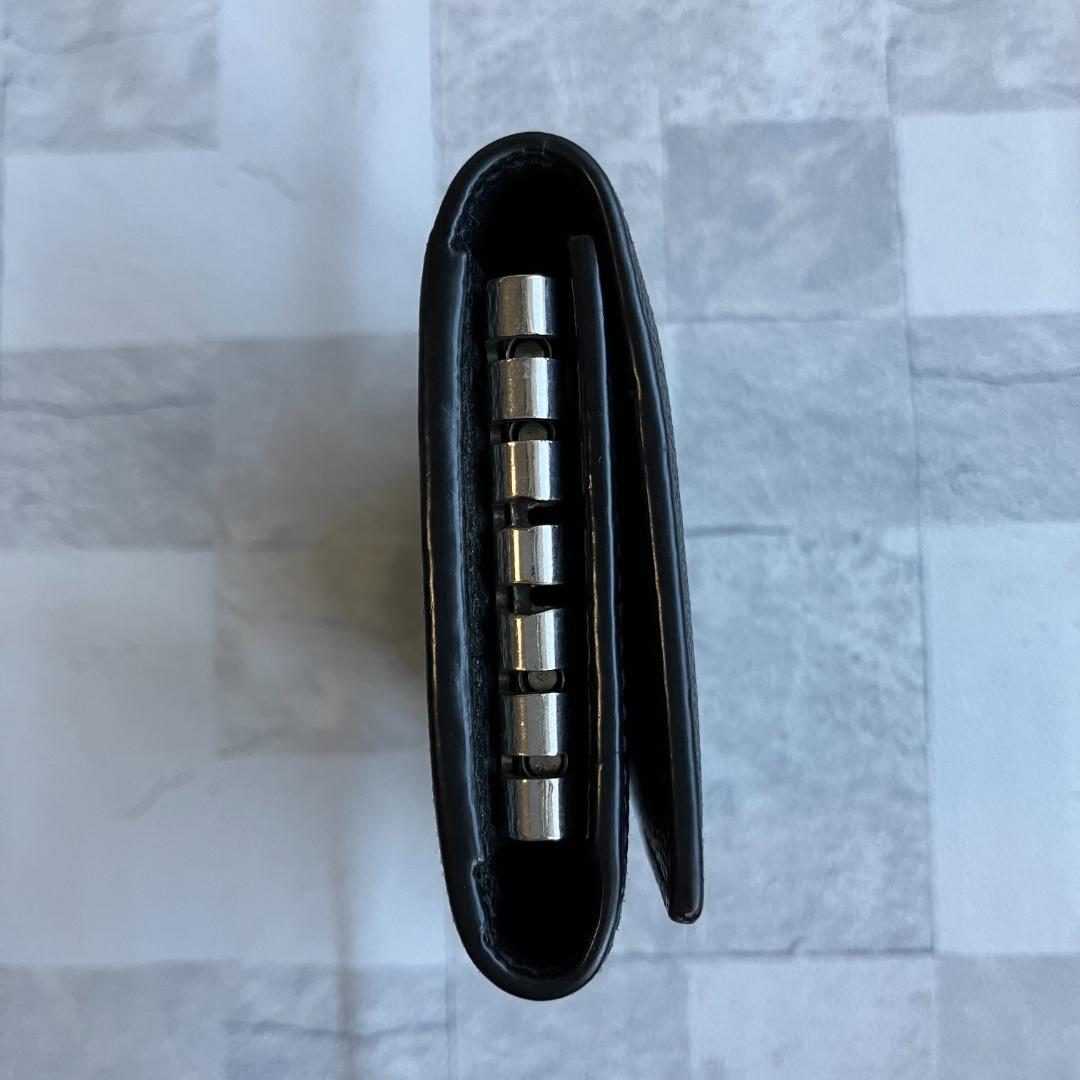 SAINT LAURENT サンローラン キーケース レザー ブラック YSL