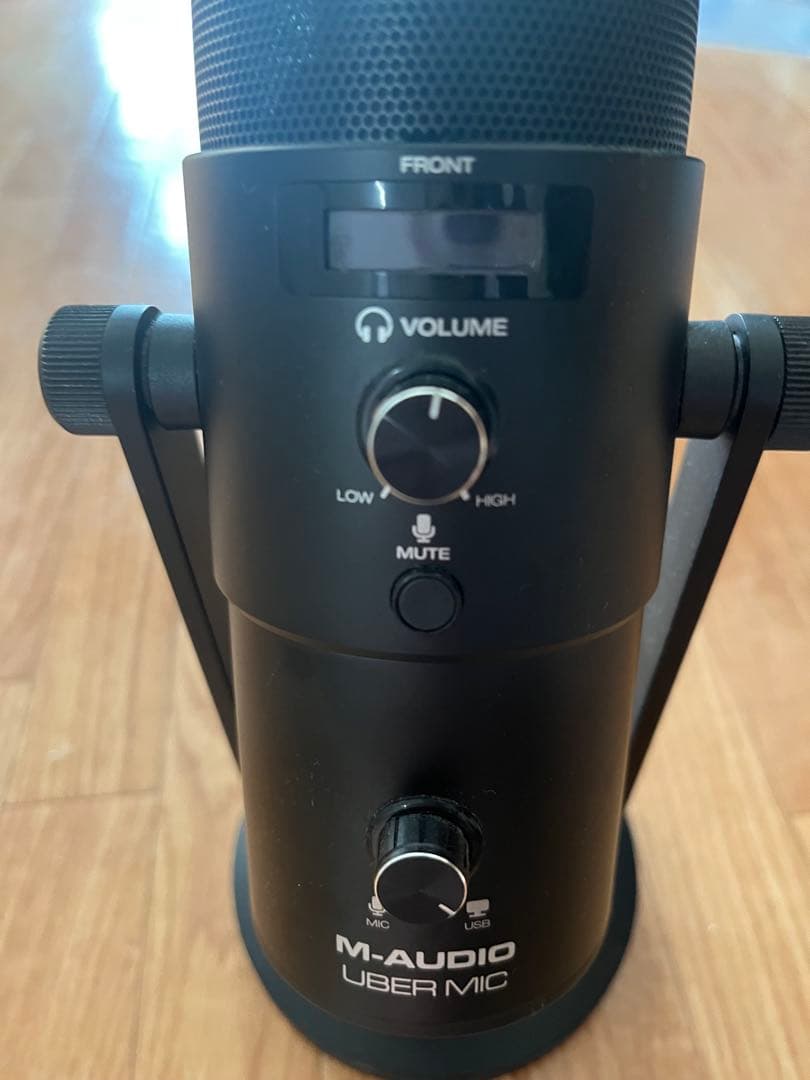 【美品】M-AUDIO UBER MIC コンデンサーマイク