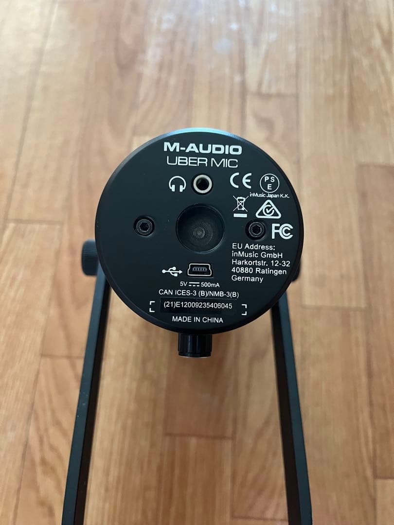 【美品】M-AUDIO UBER MIC コンデンサーマイク