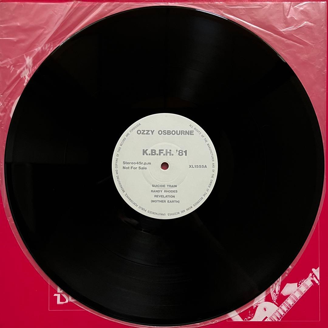 洋楽 OZZY OSBOURNE LIVE FROM K.B.F.H. '81 2LP