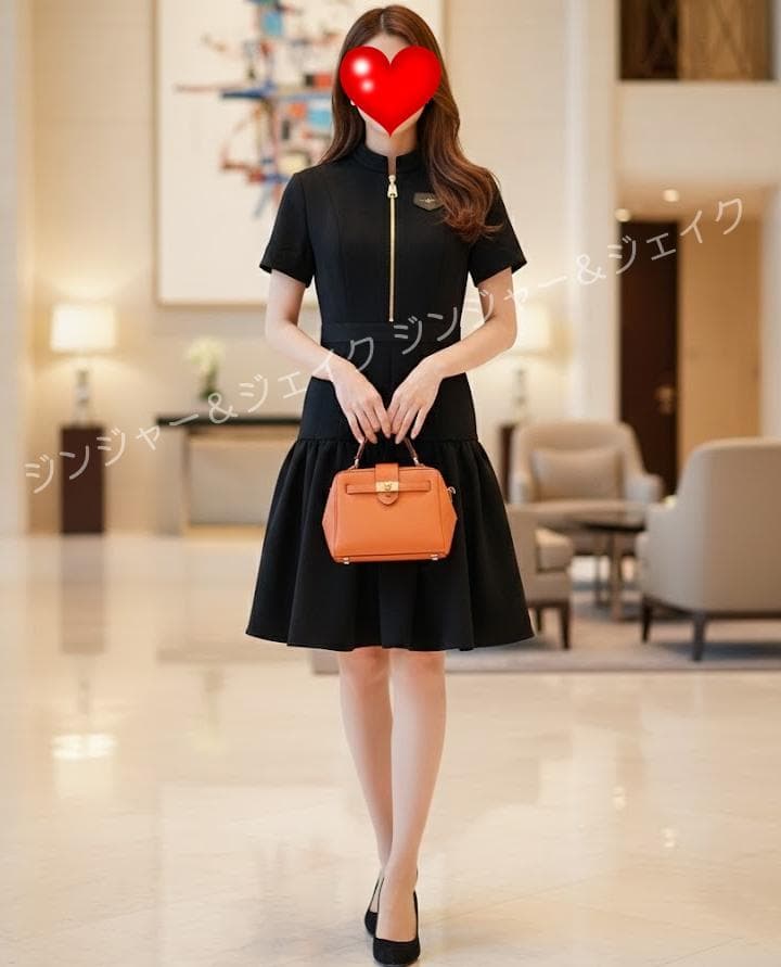 定価35万円以上 極美品 LOUIS VUITTON ヴィトン ジッパーワンピ黒