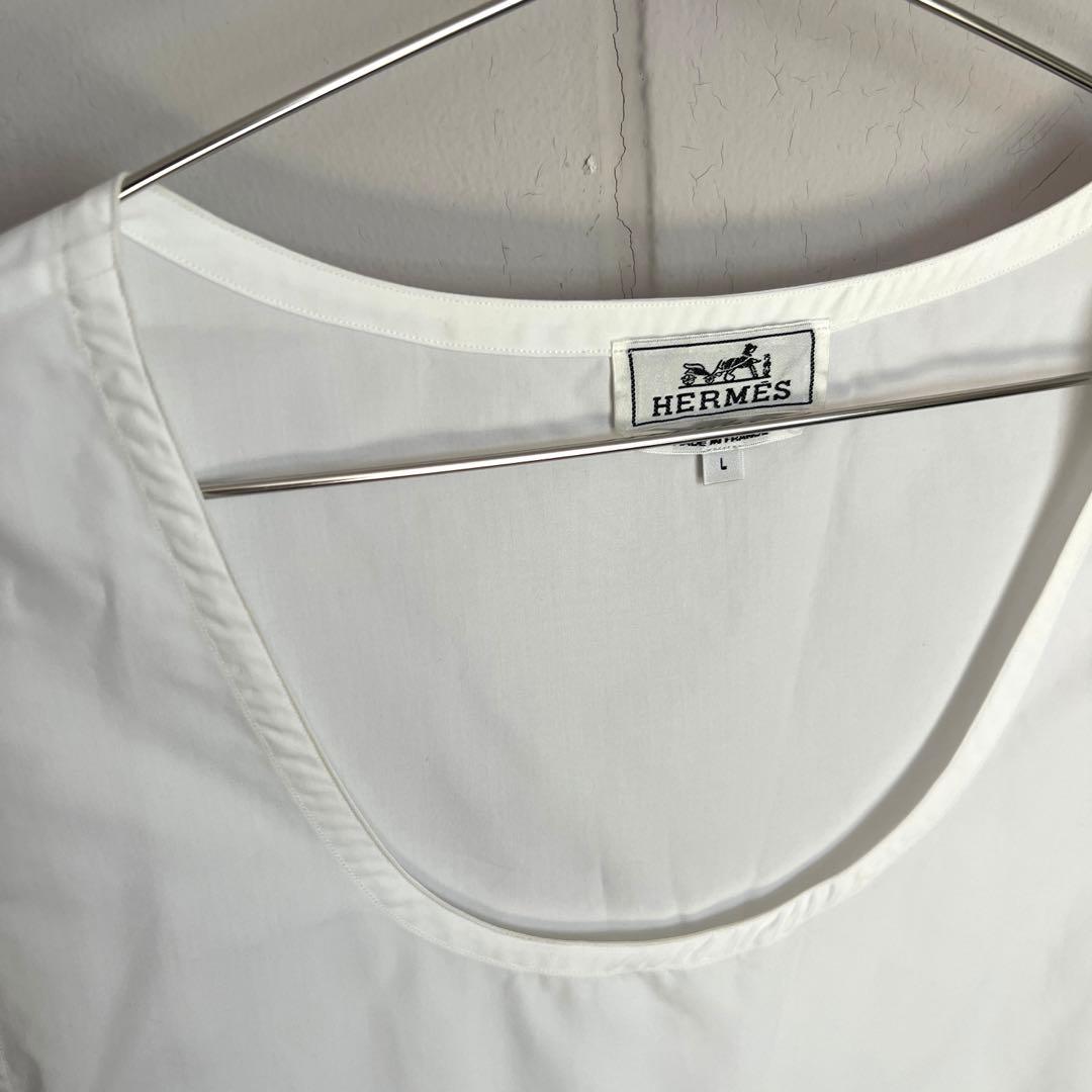 1度着用 HERMES 23春夏　ランウェイアイテム　 タンクトップ L