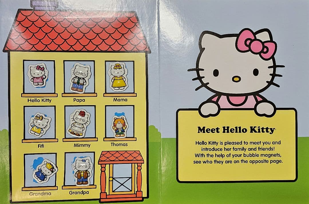 Hello Kitty Bubble Magnet Book　　訳あり