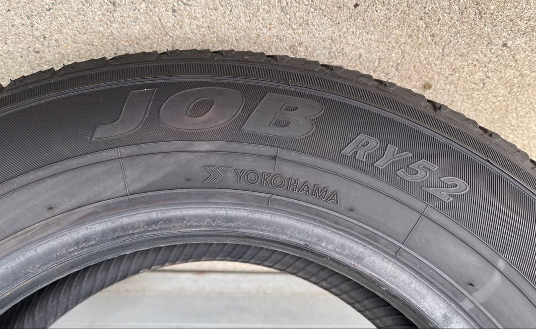 YOKOHAMA JOB RY52 145R12 6PR 中古品 4本セット