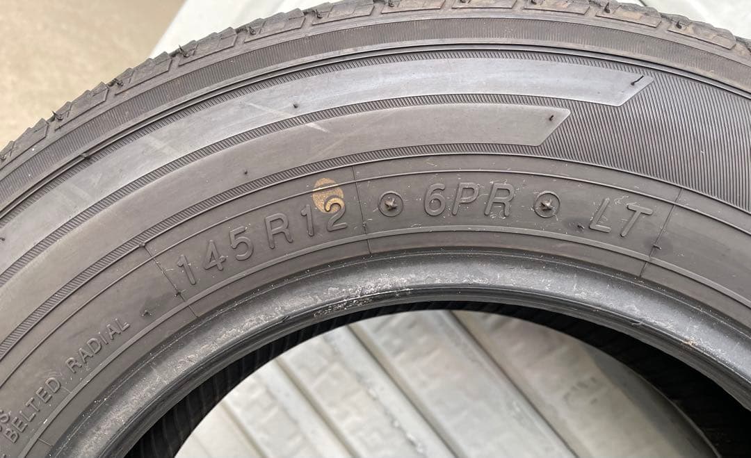 YOKOHAMA JOB RY52 145R12 6PR 中古品 4本セット